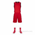Snelle droge basketbalkleding aangepaste basketbaluniform set